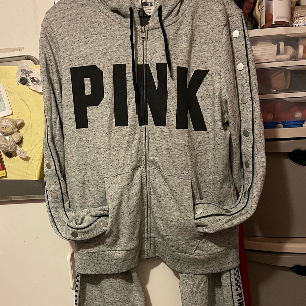 Pink-Victoria Secret sweatshirt and pants